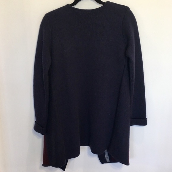 Primark Cardigan. Open Front. Navy & Maroon. NWOT - Picture 2 of 15